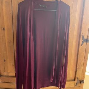 Cute maroon cardigan with elbow patches